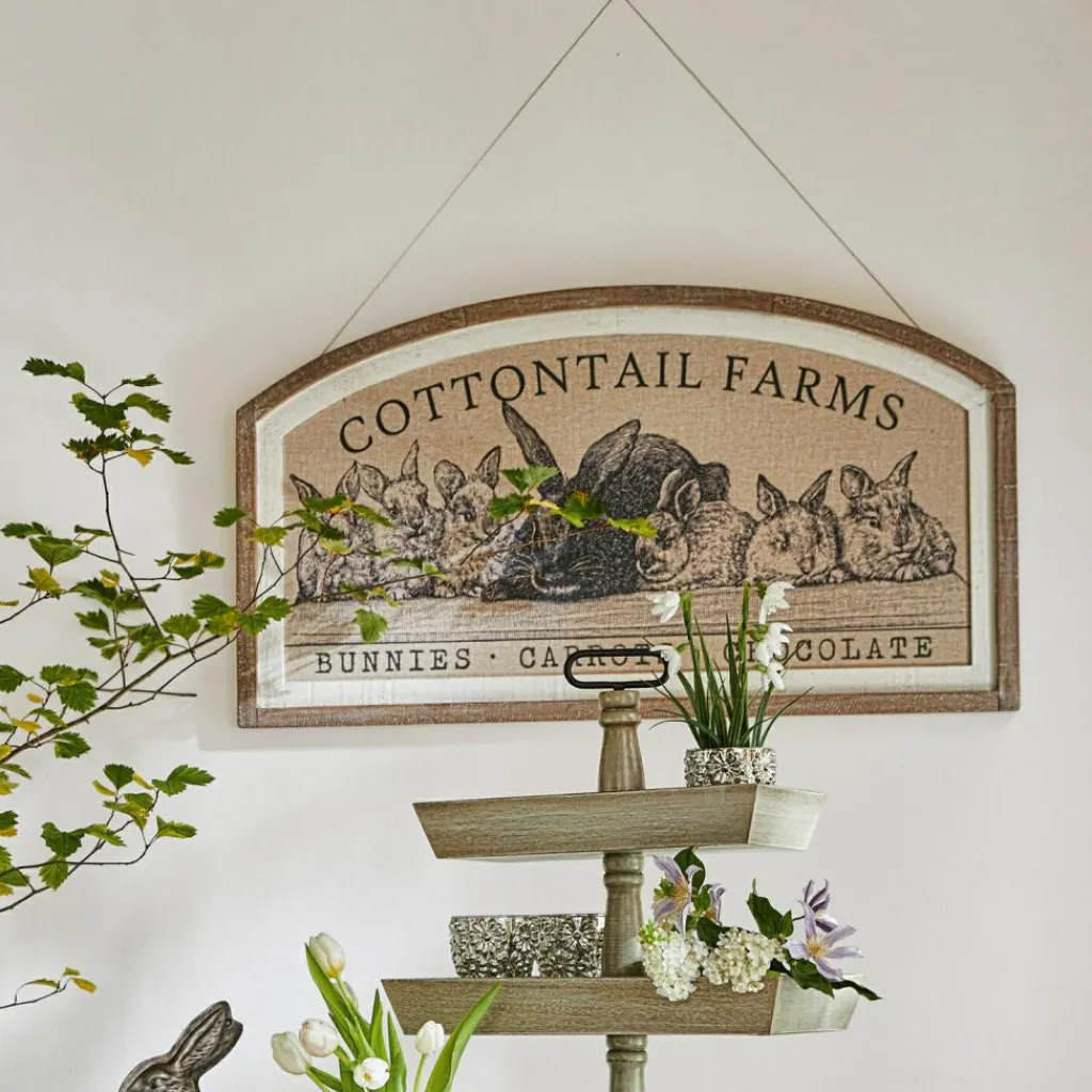 LOBERON Plaques Et Panneaux|Décoration*Panneau décoratif Cottontail Farms