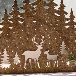 LOBERON Objets Décoratifs De Noël*Paravent décoratif Solenda