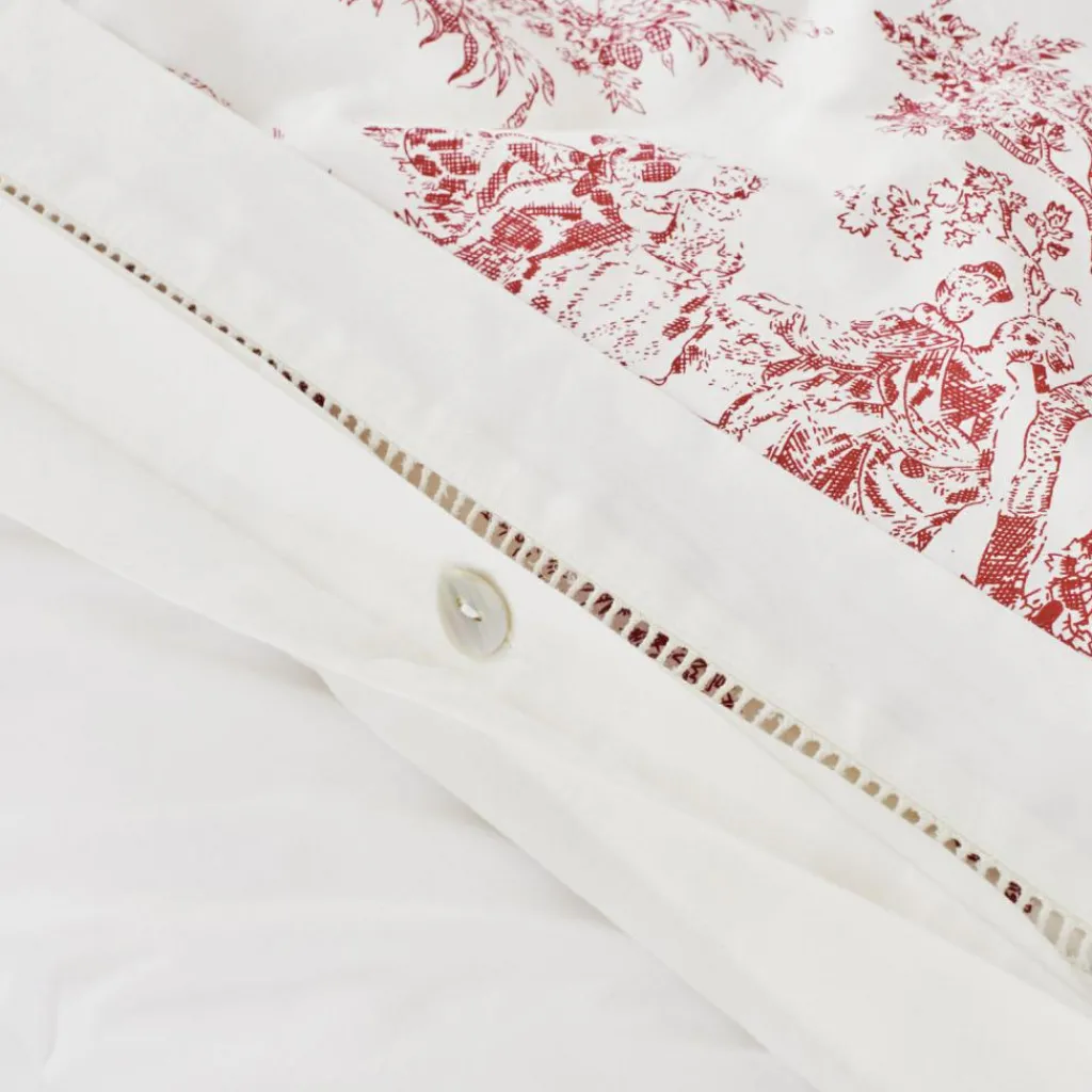 LOBERON Linge De Lit|Linge De Lit*Parure de lit Toile rouge