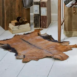 LOBERON Tapis Ronds|Tapis*Peau de chèvre Piedro
