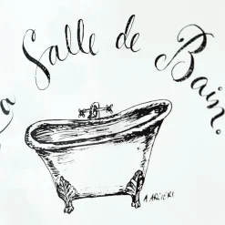 LOBERON Plaques Et Panneaux|Panneaux Décoratifs Et Tableaux*Plaque décorative La salle de bain