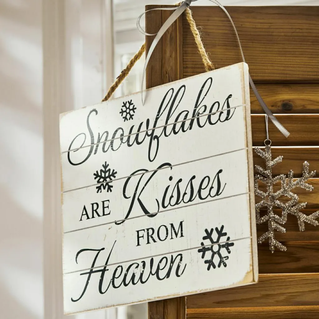 LOBERON Tableaux*Plaque décorative Snowflakes