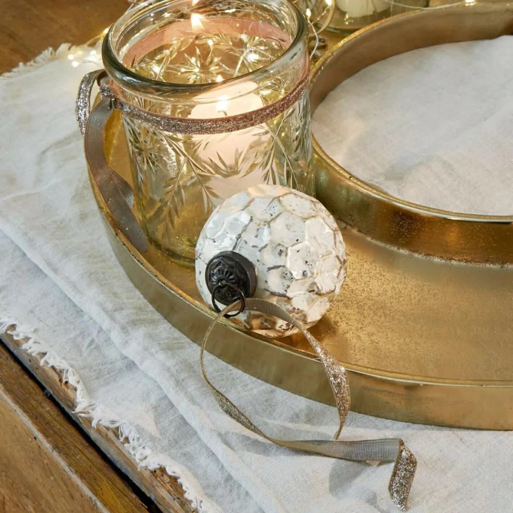 LOBERON Décorations De Table De Noël|Photophores, Chandeliers Et Lanternes*Plateau à bougies Velarosas