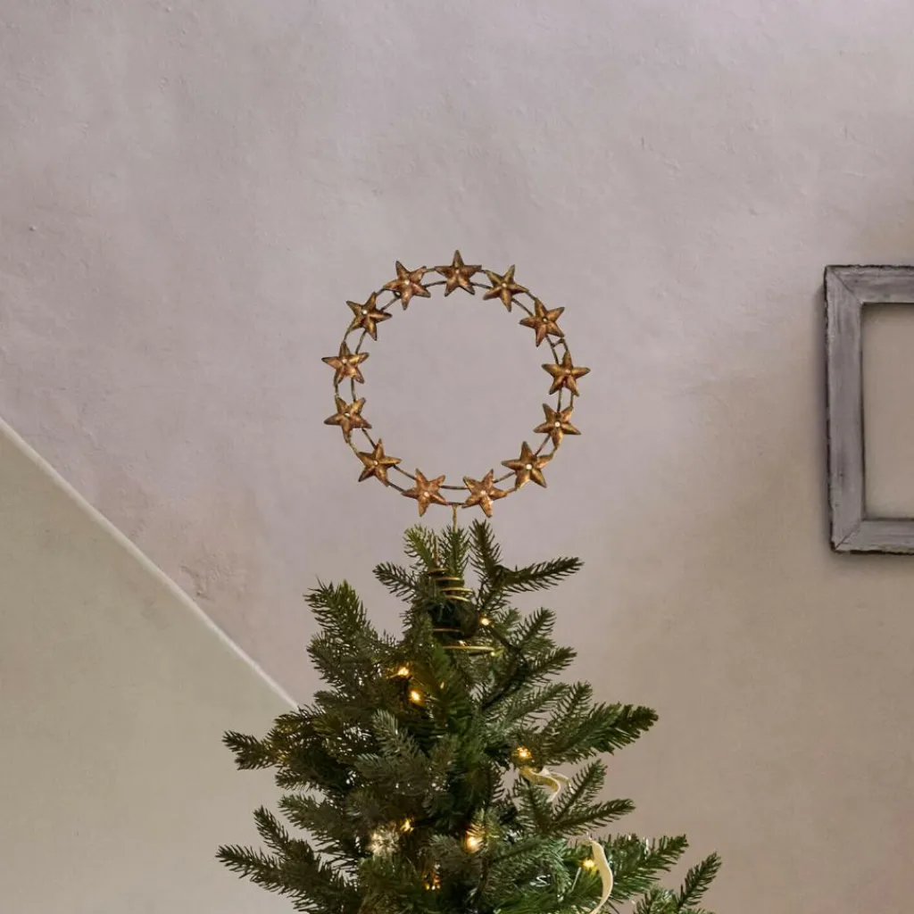 LOBERON Décorations Pour Le Sapin*Pointe de sapin de Noël Tavelle