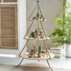 LOBERON Sapins Et Accessoires|Décorations De Table De Noël*Présentoir à étages Wélonice