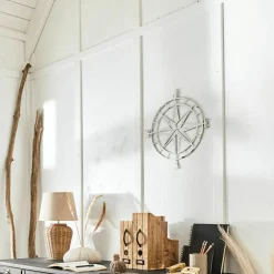 LOBERON Décorations De Jardin|Panneaux Décoratifs Et Tableaux*Rose des vents Bianco