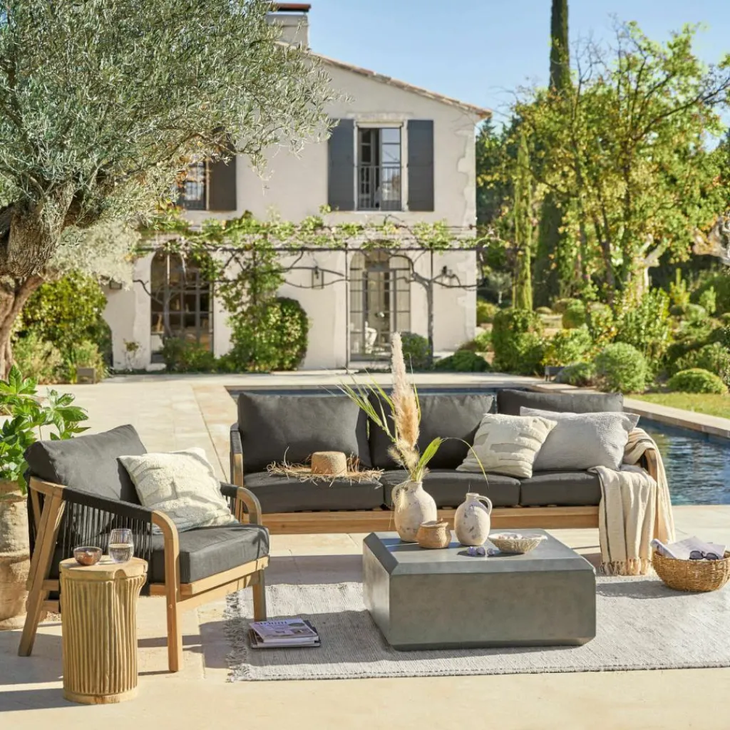 LOBERON Canapés, Chaises Et Fauteuils*Salon de jardin FSC®-100% Shreveport