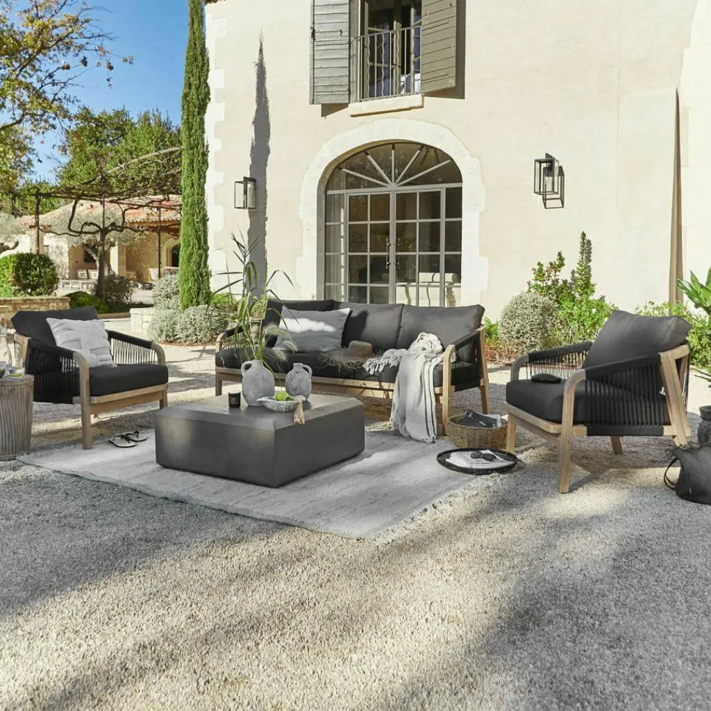 LOBERON Canapés, Chaises Et Fauteuils*Salon de jardin FSC®-100% Shreveport