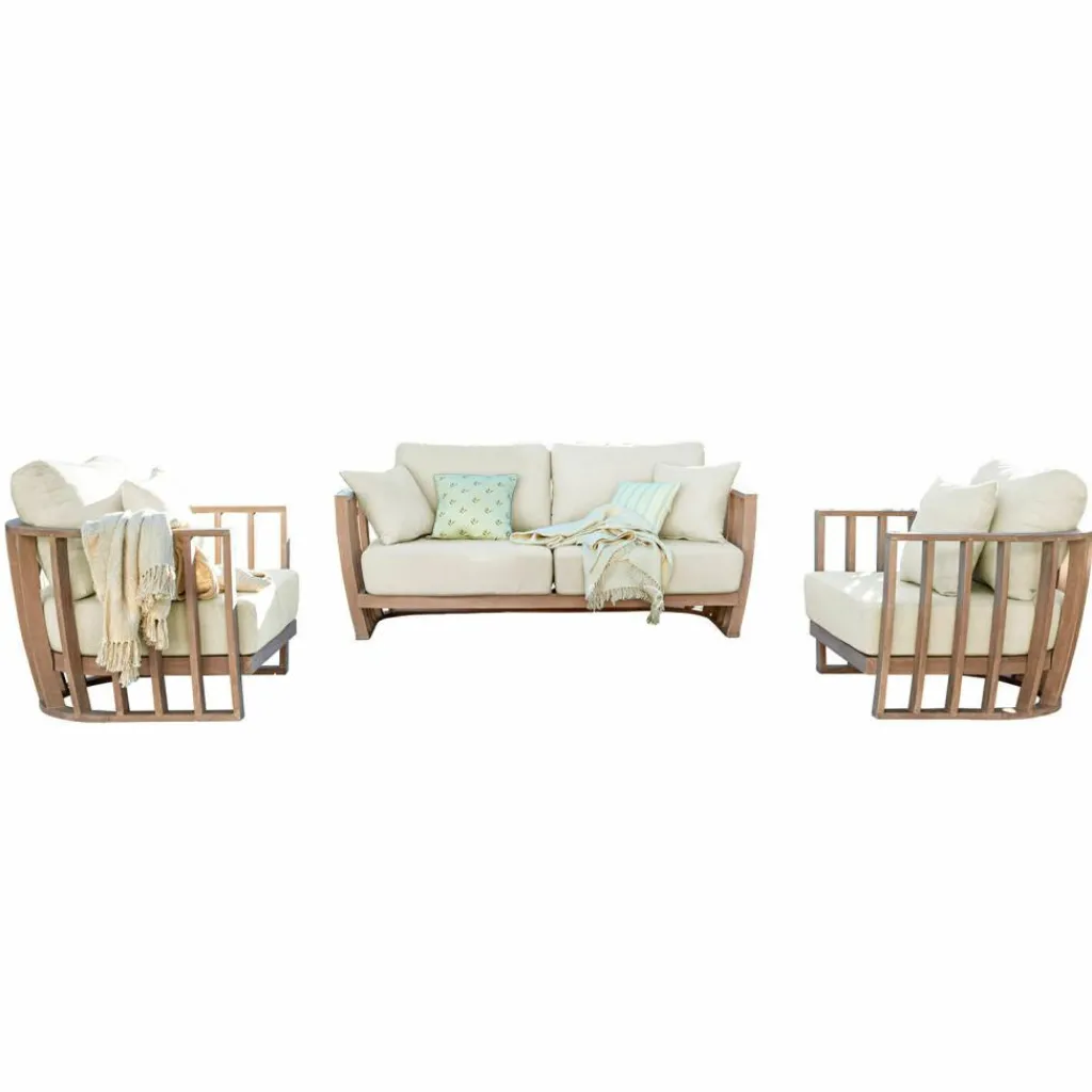 LOBERON Canapés, Chaises Et Fauteuils*Salon de jardin FSC®-100% Vézère