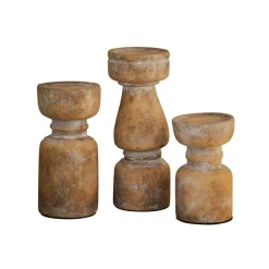LOBERON Bougeoirs|Porte-Bougies*Set de 3 bougeoirs Talona