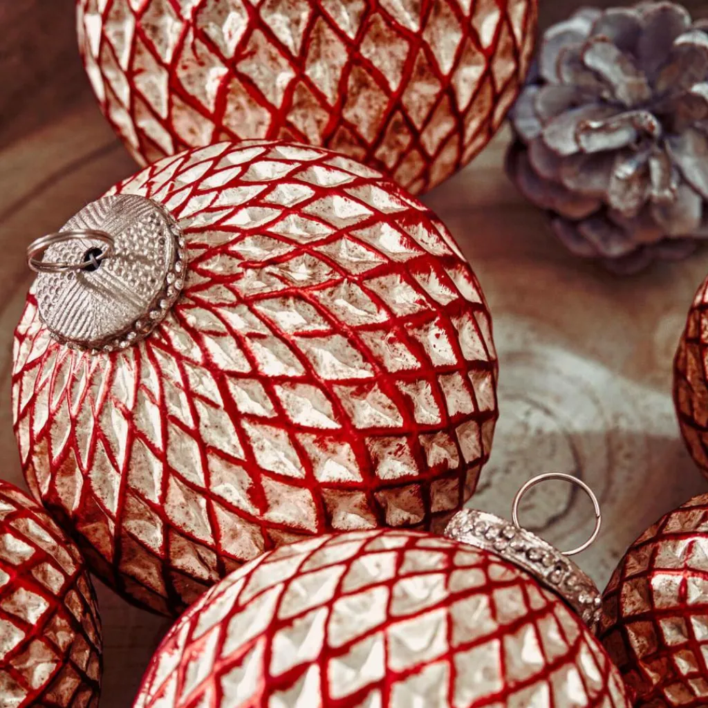 LOBERON Boules De Noël*Set de 6 boules de Noël Aleviah