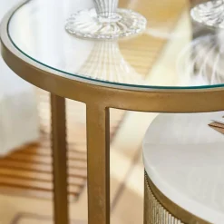 LOBERON Tables D'Appoint|Tables D'Appoint*Set de 2 tables d"appoint Salerico