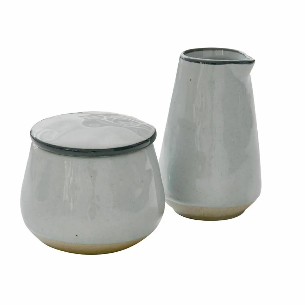 LOBERON Vaisselle|Vaisselle*Sucrier et petit pot à lait Biarré