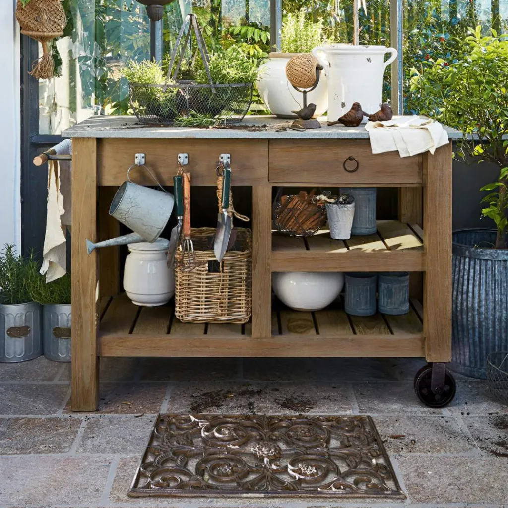 LOBERON Étagères À Plantes*Table de rempotage Ellenton