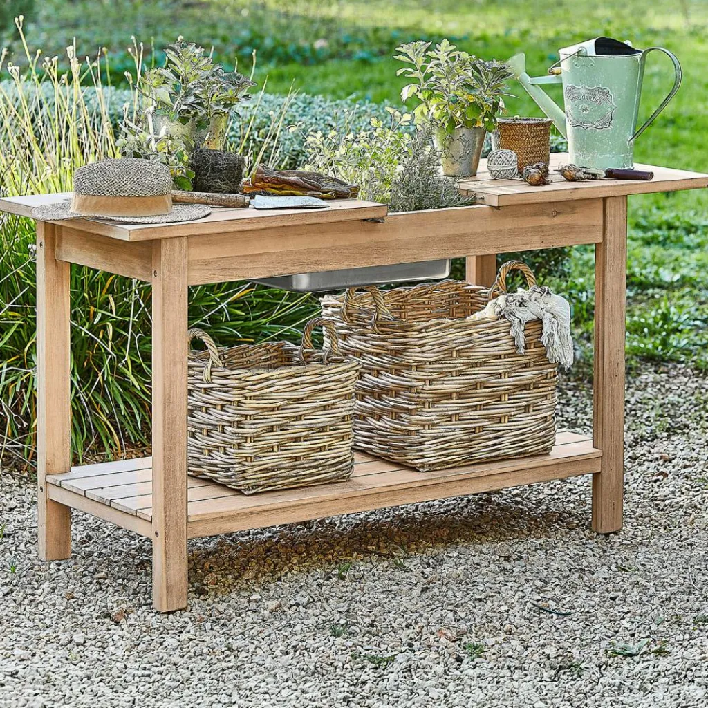 LOBERON Étagères À Plantes*Table de rempotage FSC®-100% Venzone