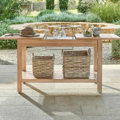 LOBERON Étagères À Plantes*Table de rempotage FSC®-100% Venzone