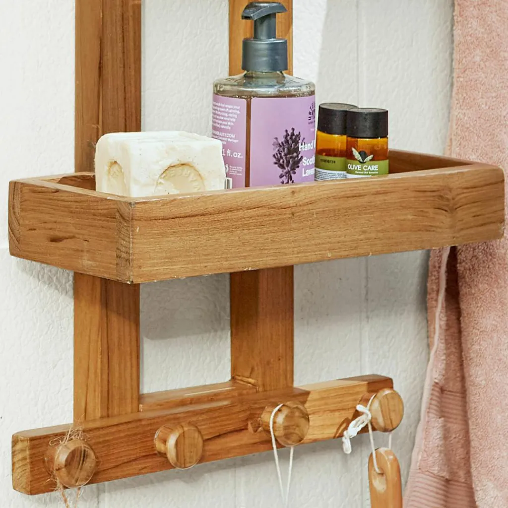 LOBERON Étagères Murales|Rangements*Étagère de douche Cournelle