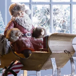 LOBERON Figurines De Noël*Traîneau du père Noël Palaima