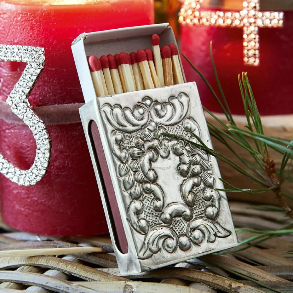 LOBERON Accessoires De Cheminée|Accessoires De Cheminée*Étui pour boîte d'allumettes Lytham