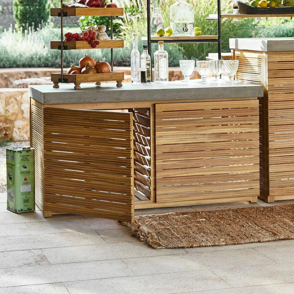LOBERON Dessertes De Cuisine*Vaisselier d'extérieur 100 % FSC® Venzone